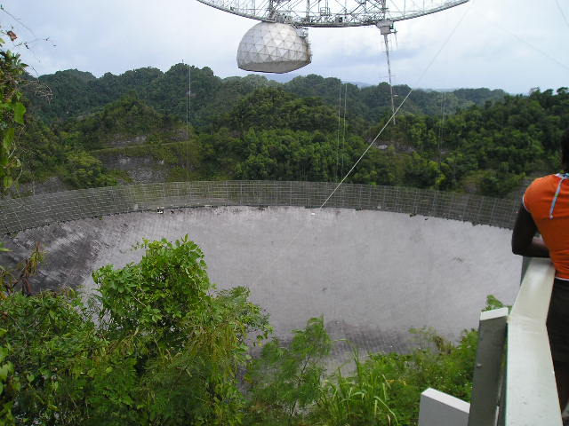 Picture 3 Of The Worlds Largest Satellite Dish At Arecibo Puerto Rico